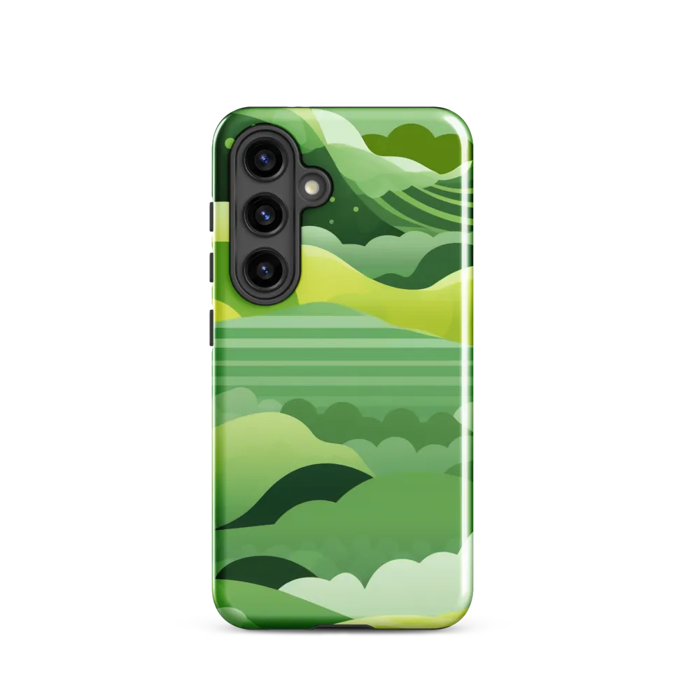 Tranquility in Green Waves