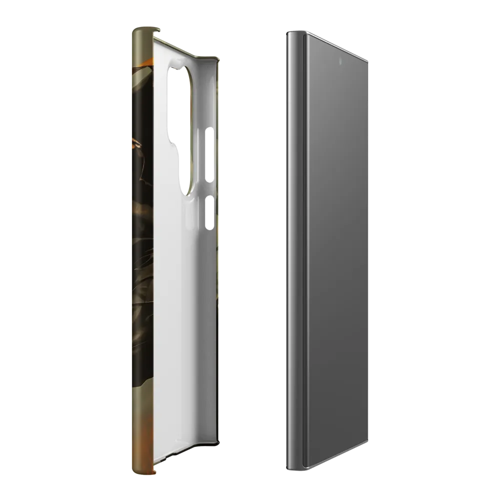 Ethereal Explorer: The Enigmatic Astronaut | Phone Case |  S23 Ultra | Snap Case | Matte