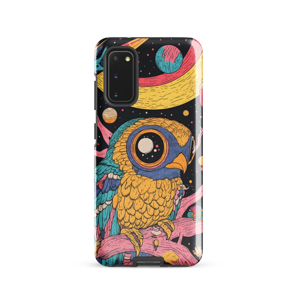 Whimsical Cosmic Owl | Phone Case |  S20 | Tough Case | Glossy