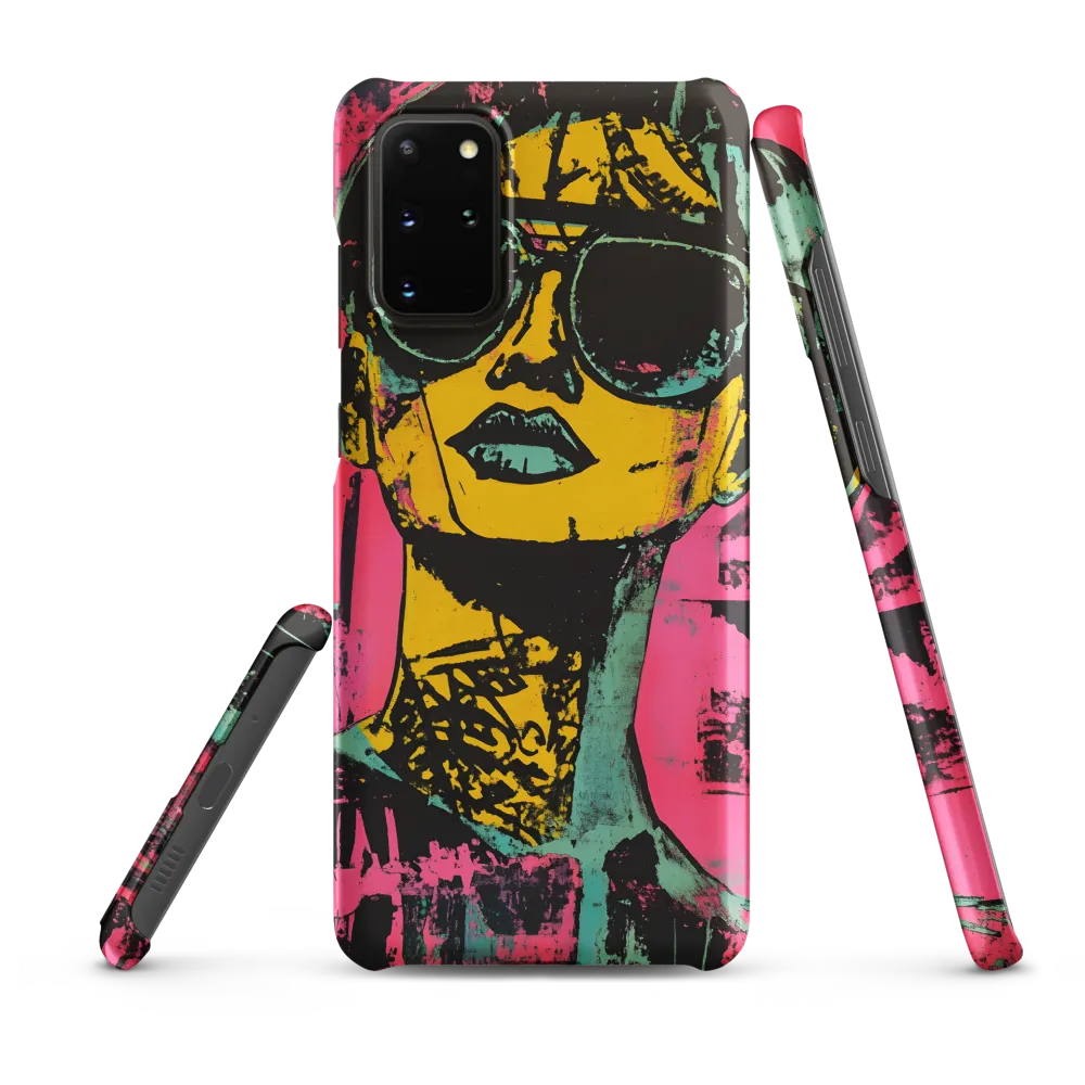 Confident Portrait in Neon Colors