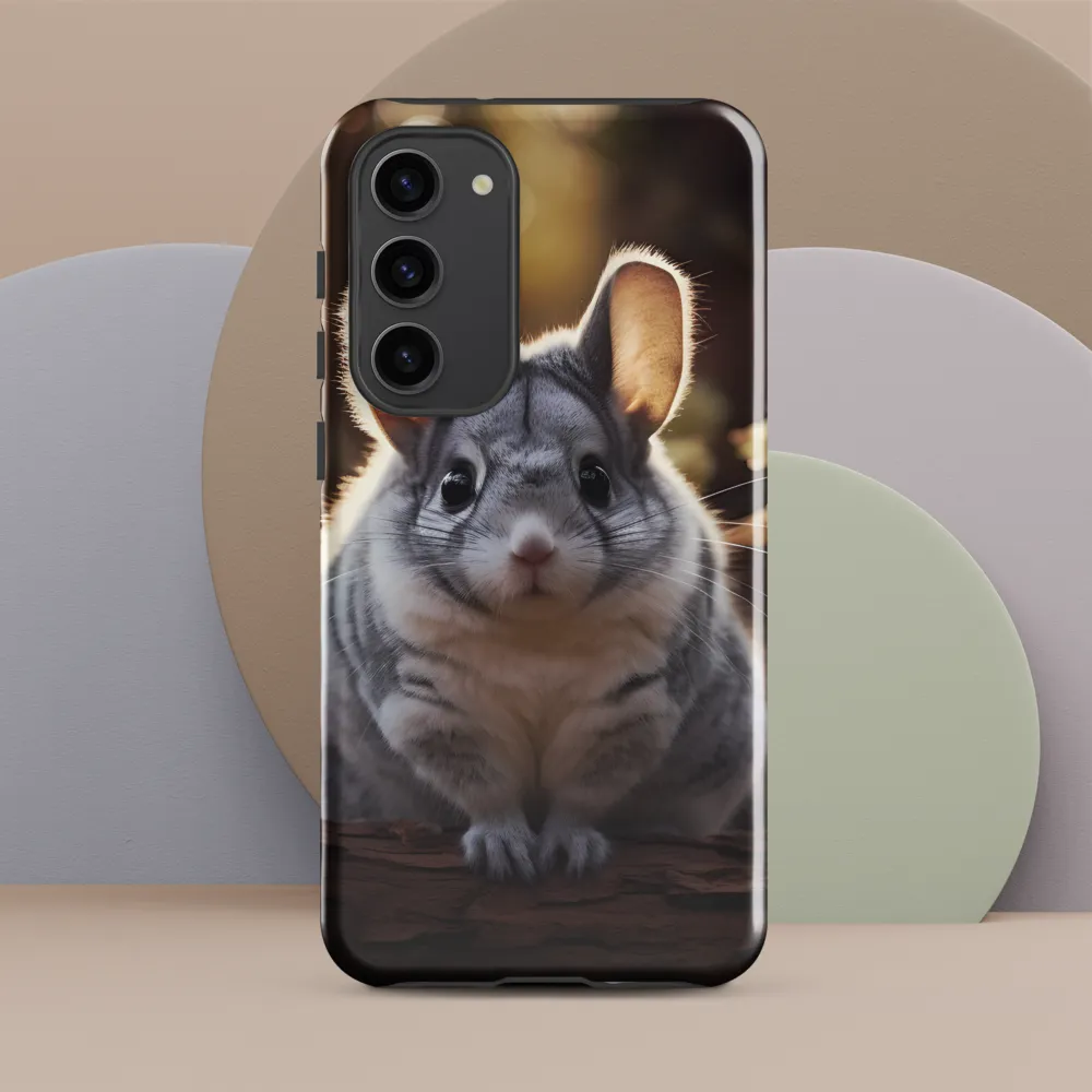 Curious Chinchilla in the Forest