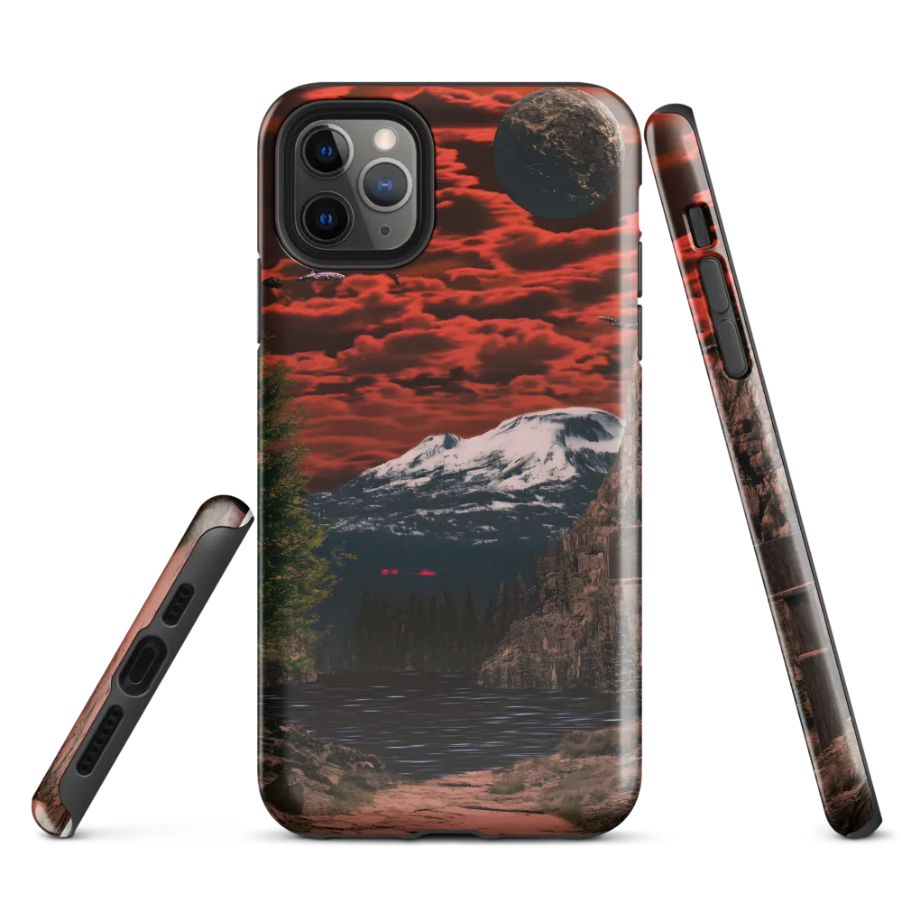 Mystical Reflections: A Surreal Landscape Adventure | Phone Case |  11 Pro Max | Tough Case | Glossy