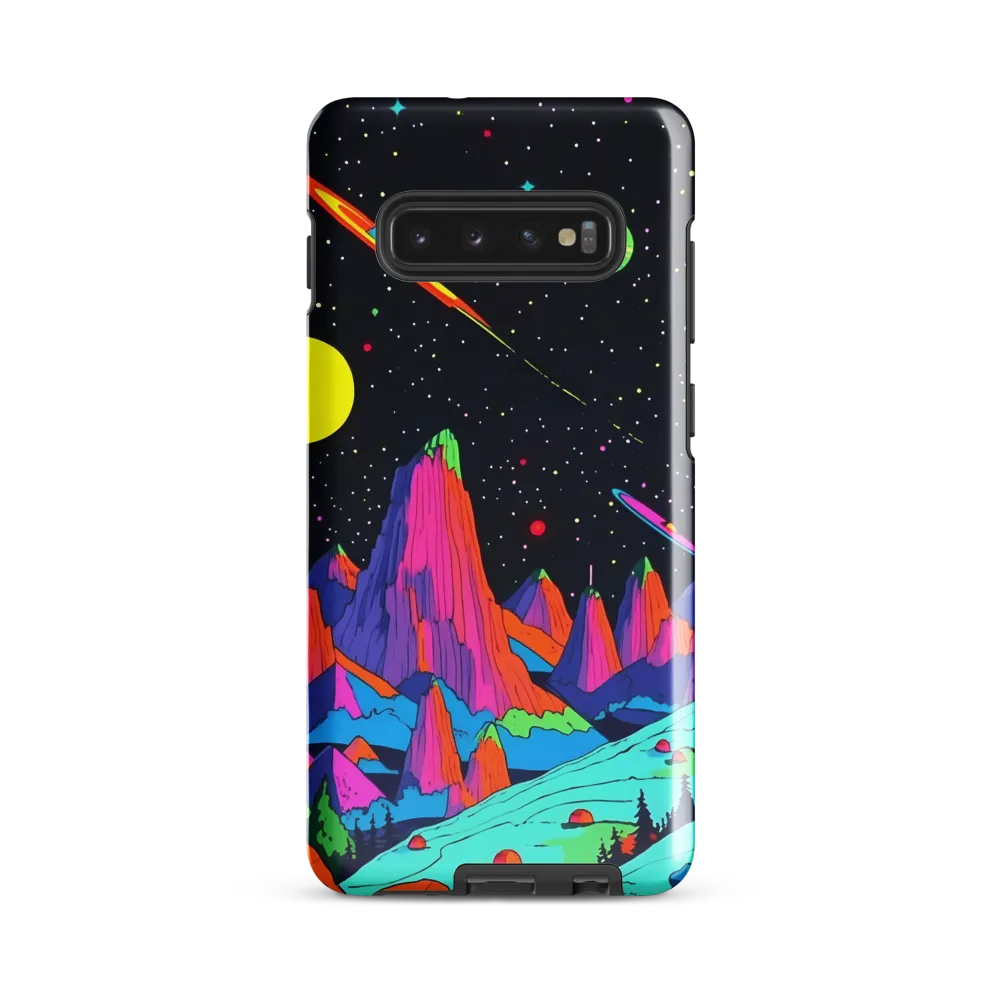 Cosmic Peaks of the Psychedelic Realm | Phone Case |  S10 Plus | Tough Case | Glossy