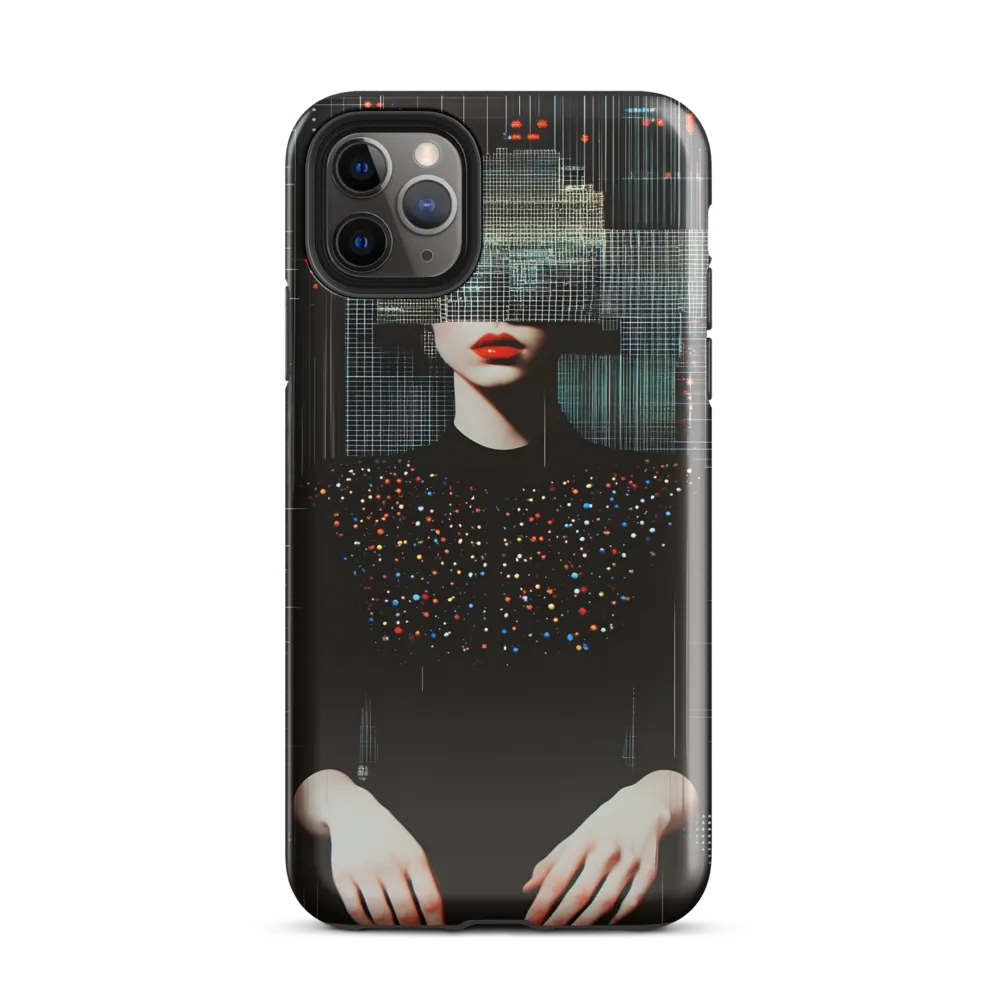 Enigmatic Digital Abstraction | Phone Case |  11 Pro Max | Tough Case | Glossy