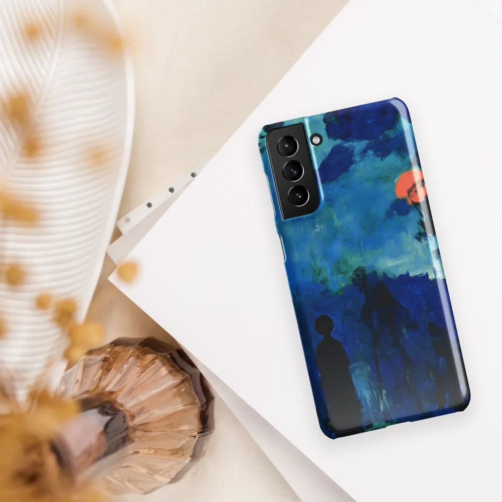 Solitude in Blue | Phone Case |  S21 Plus | Snap Case | Glossy