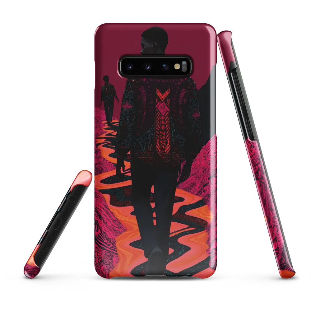 Journey Through the Vibrant Void | Phone Case |  S10 Plus | Snap Case | Glossy