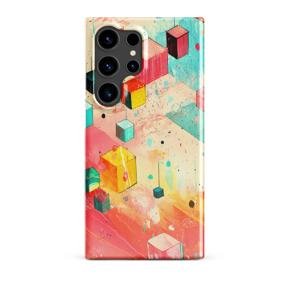 Suspended Cubes in Colorful Abstraction