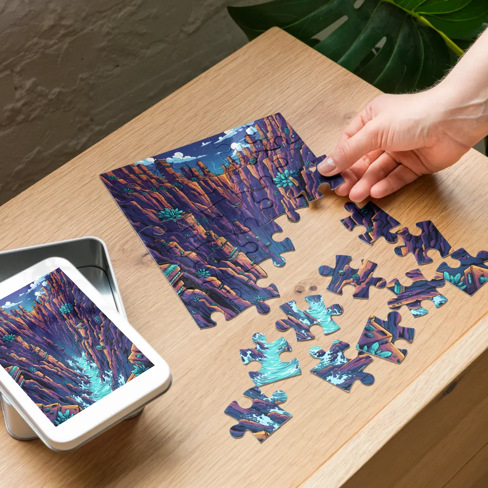 Rift City 
 Jigsaw Puzzle in Tin Box