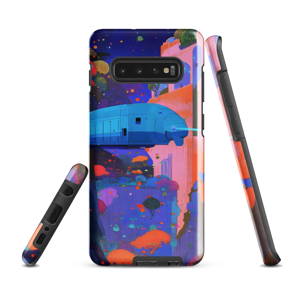 Journey Through a Technicolor Dreamscape | Phone Case |  S10 Plus | Tough Case | Glossy