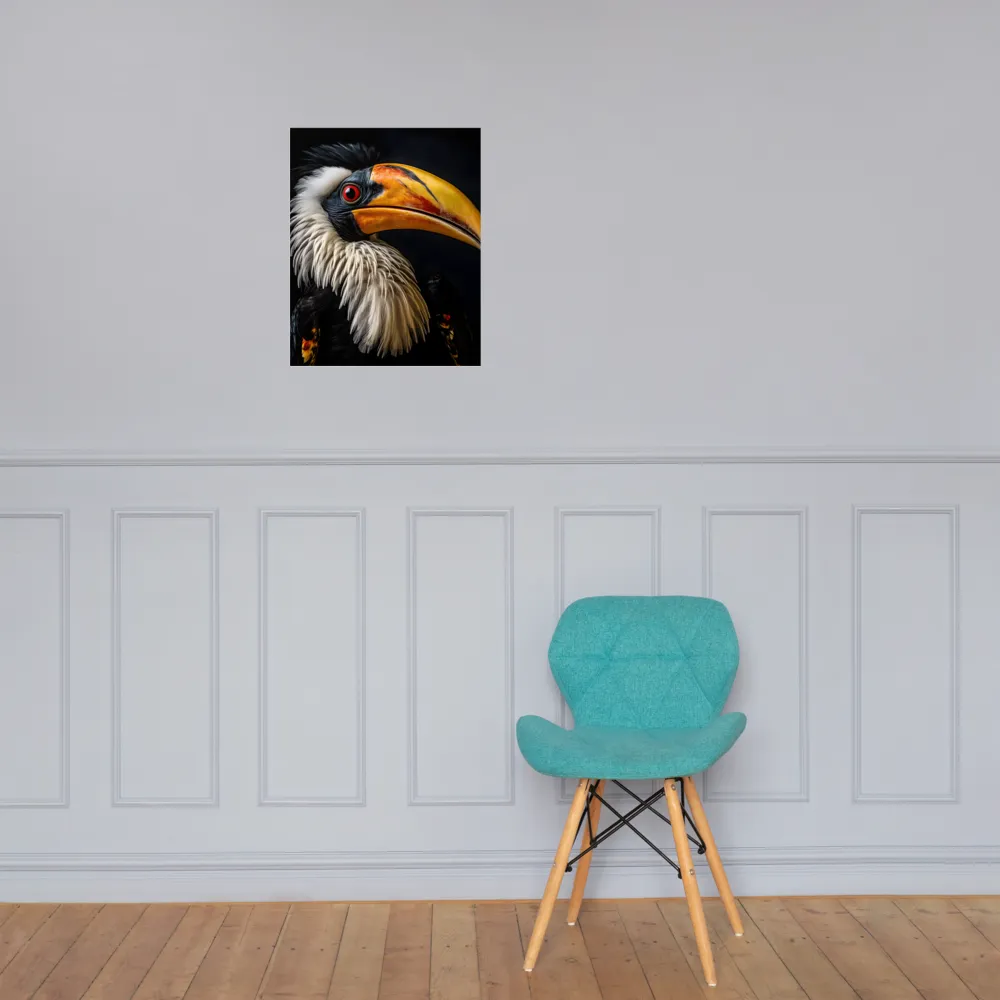Majestic Hornbill Portrait | Poster | 16″×20″