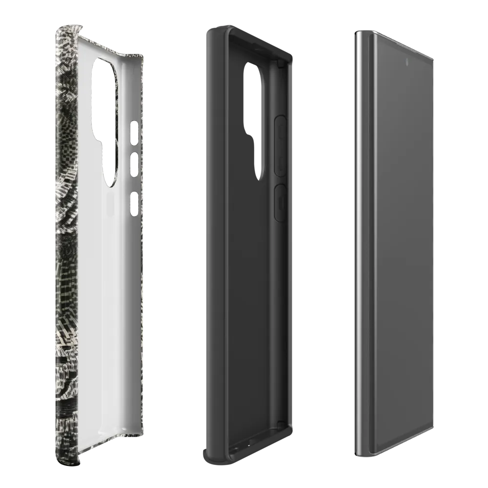 Intricate Owl of Textures | Phone Case |  S22 Ultra | Tough Case | Glossy