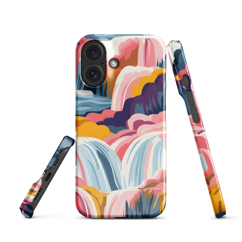 Cascades of Colorful Serenity | Phone Case |  16 | Snap Case | Glossy