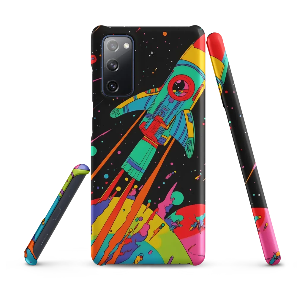 Cosmic Voyage: The Neon Lift-Off