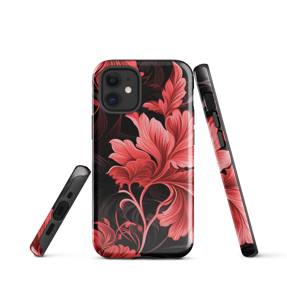 Tropical Elegance in Red