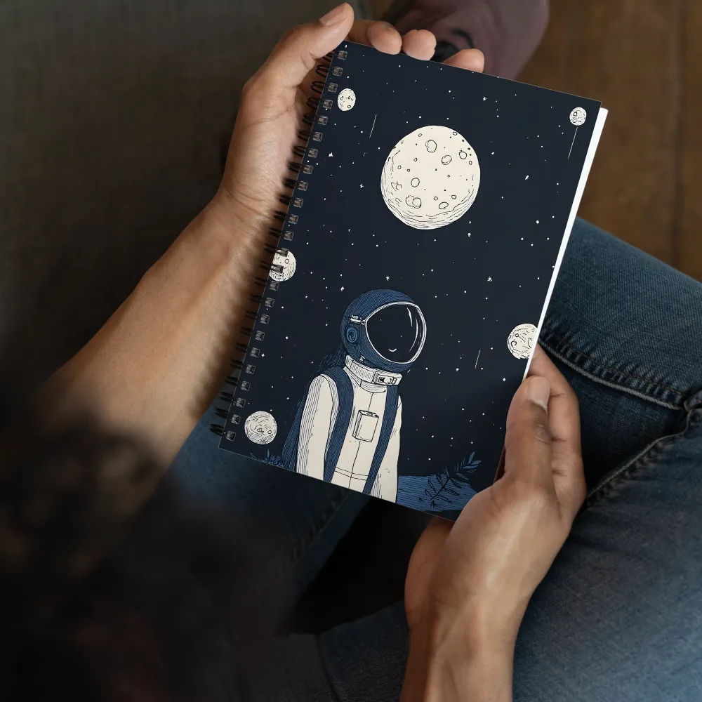 Gazing at the Cosmos | Spiral Notebook