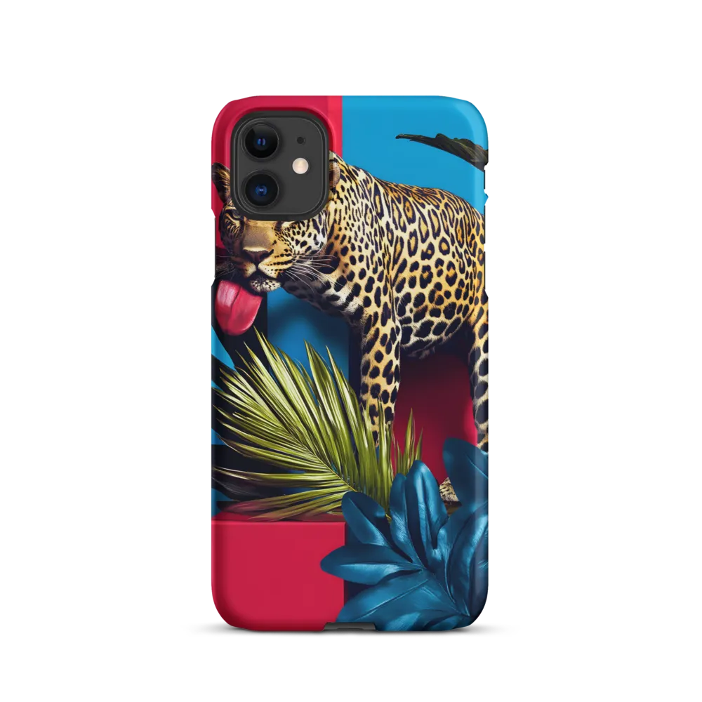 Playful Leopard in Vibrant Paradise