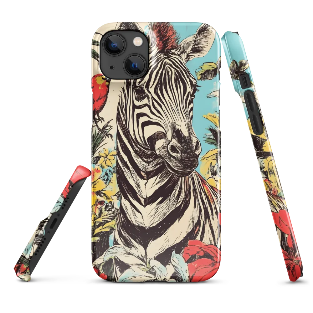 Zebra in Tropical Reverie