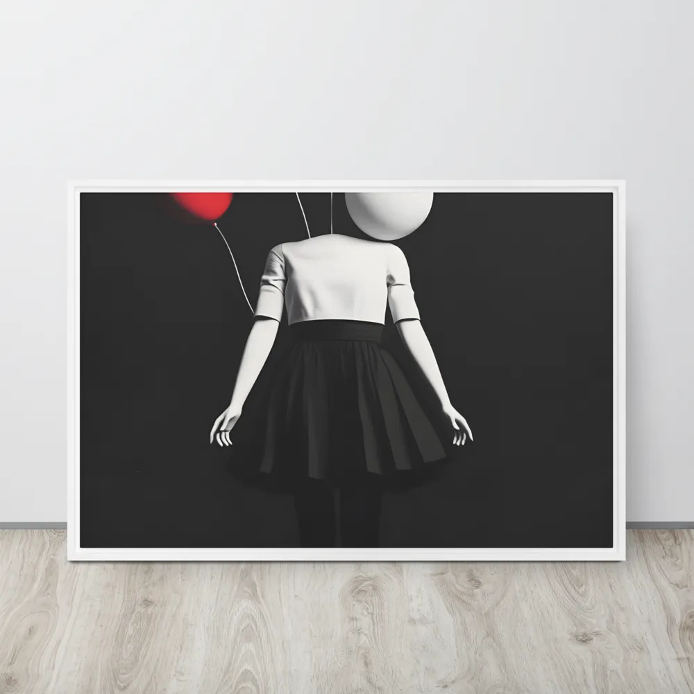 Suspended in Mystery | Canvas with White Frame | 24″×36″