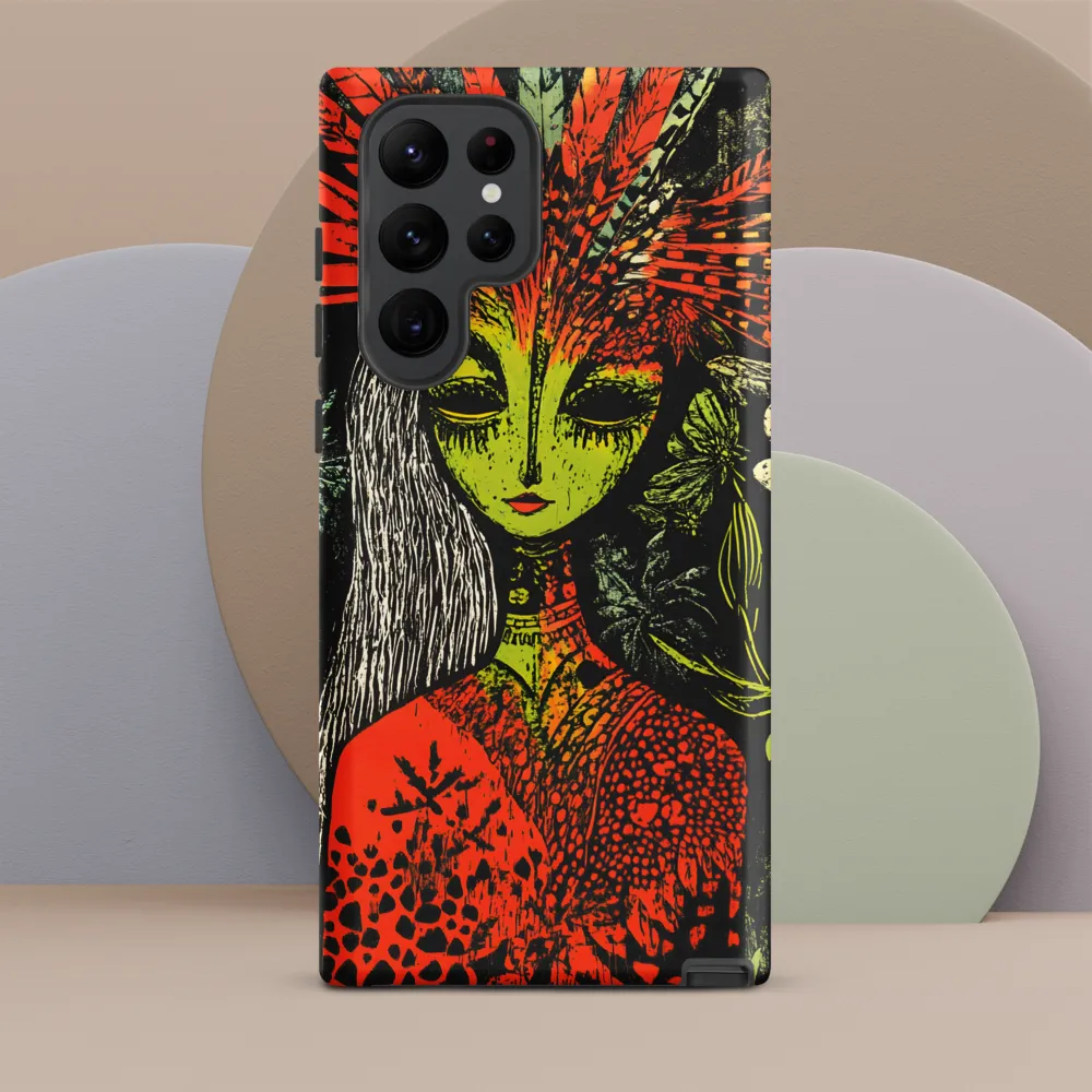 Mystical Flora: A Surreal Portrait