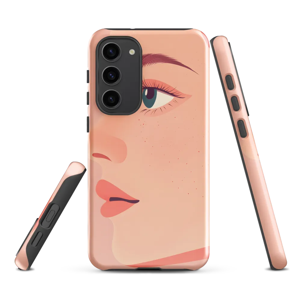 Serenity in Profile | Phone Case |  S23 Plus | Tough Case | Glossy