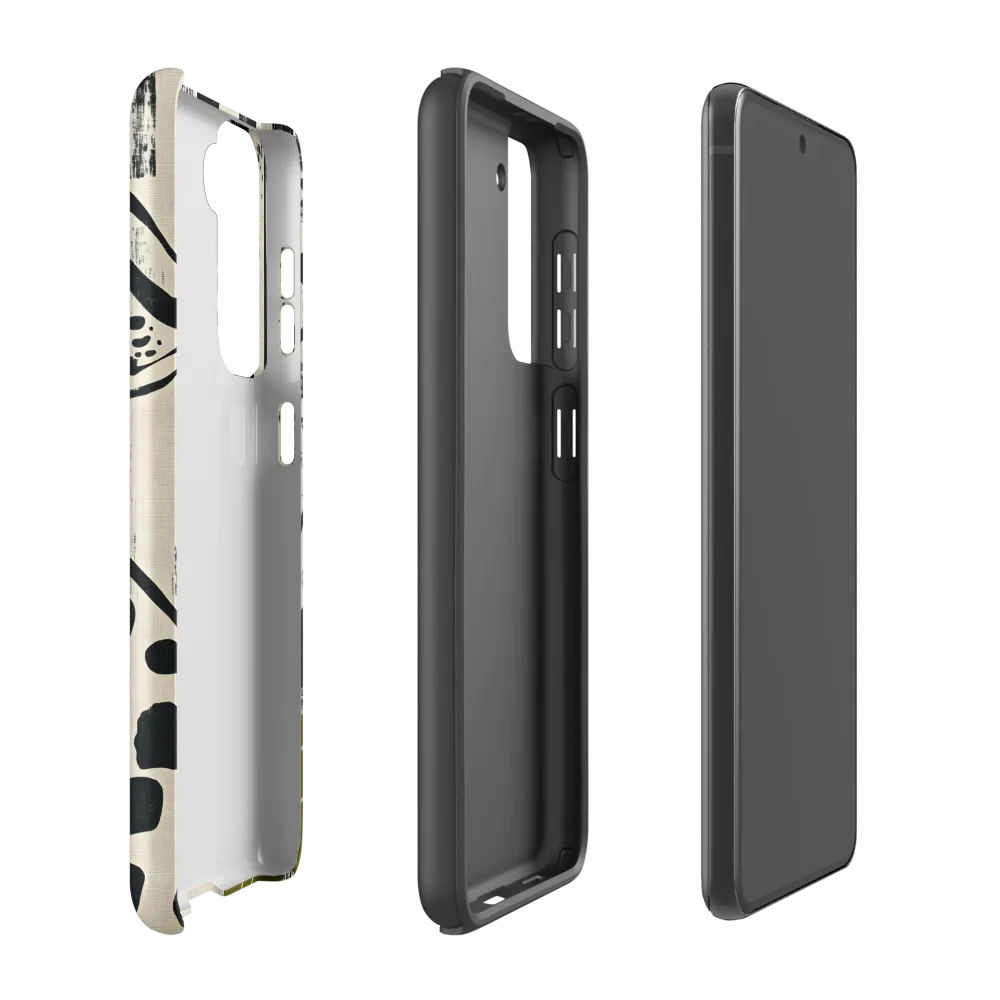 Leopard in Silhouette: A Modern Appeal | Phone Case |  S21 FE | Tough Case | Matte