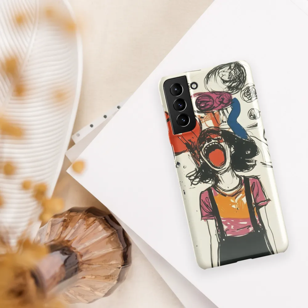Echoes of Anguish | Phone Case |  S21 Plus | Snap Case | Glossy