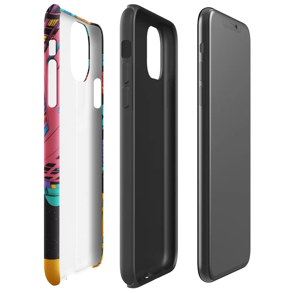 Aerial Dreamscape: The Pulse of Urban Life | Phone Case |  11 Pro Max | Tough Case | Glossy