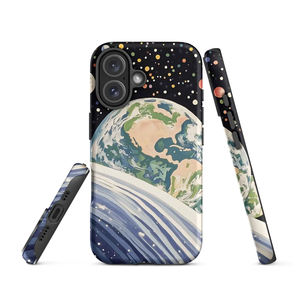 Celestial View: A Surreal Journey Through Space | Phone Case