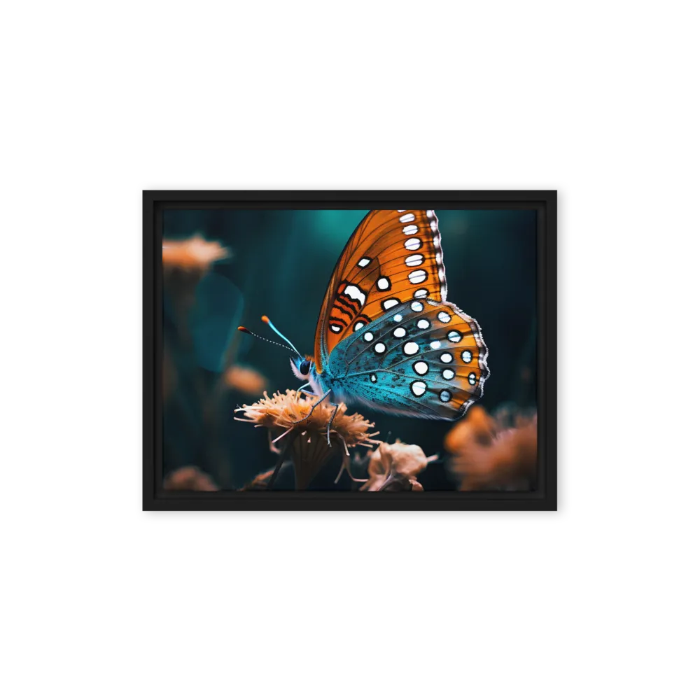 Whispers of Color: The Butterfly's Embrace