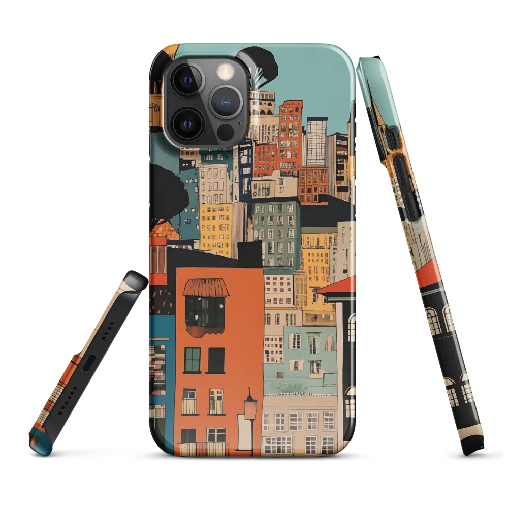 Urban Fusion: A Colorful Cityscape