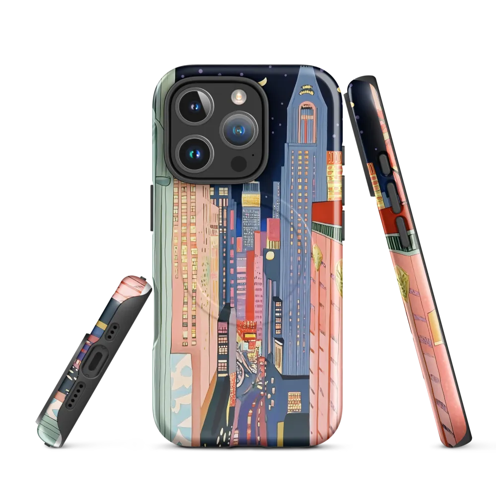 Urban Dreamscape: A Pop Art Night | Phone Case |  16 Pro | MagSafe® Tough Case | Glossy
