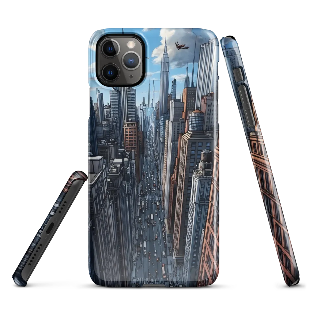 Skyline Symphony: A City in Motion | Phone Case |  11 Pro Max | Snap Case | Glossy