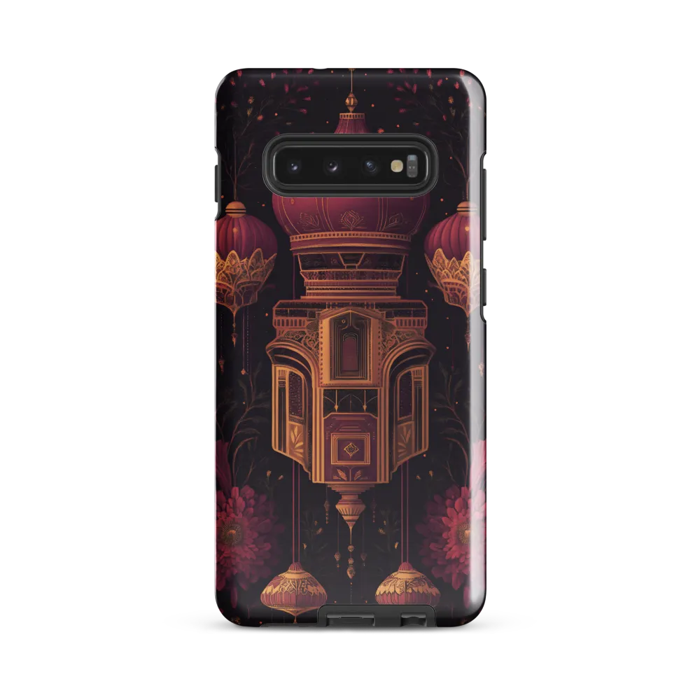 Ornate Harmony: A Digital Floral Architecture | Phone Case |  S10 Plus | Tough Case | Glossy