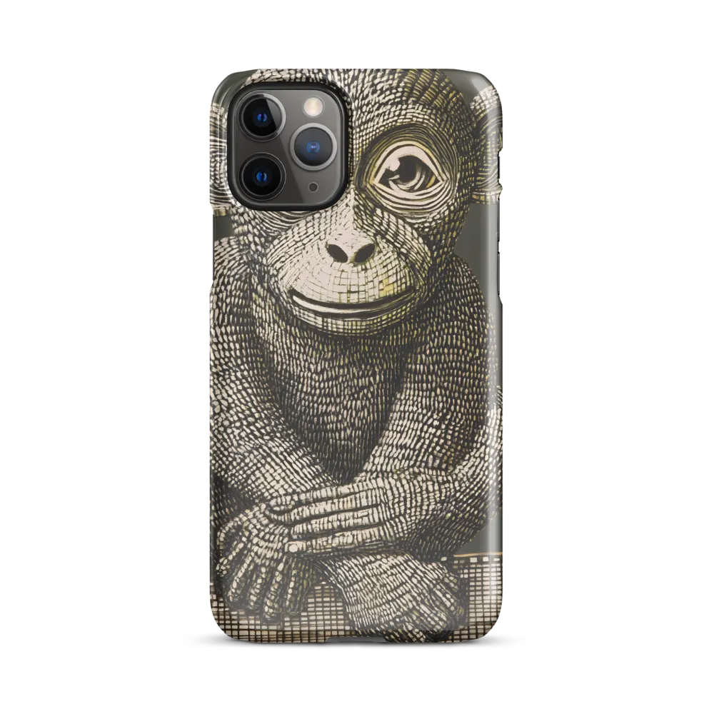 Intricate Primate Portrait | Phone Case |  11 Pro | Snap Case | Glossy