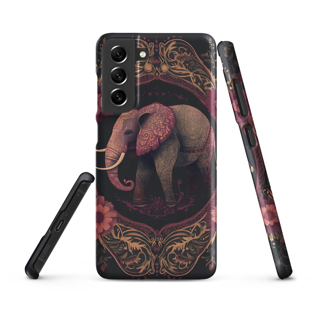 Regal Reverie: The Ornate Elephant | Phone Case |  S21 FE | Snap Case | Matte