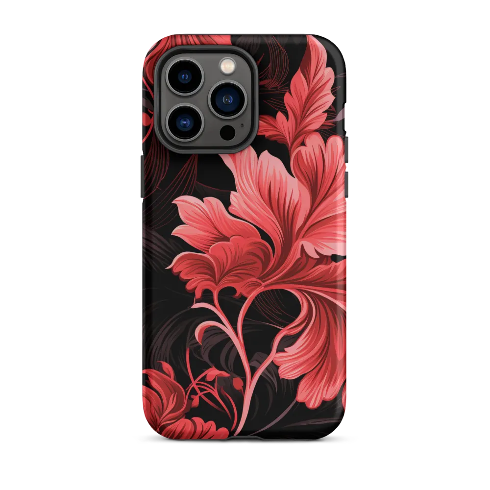 Tropical Elegance in Red