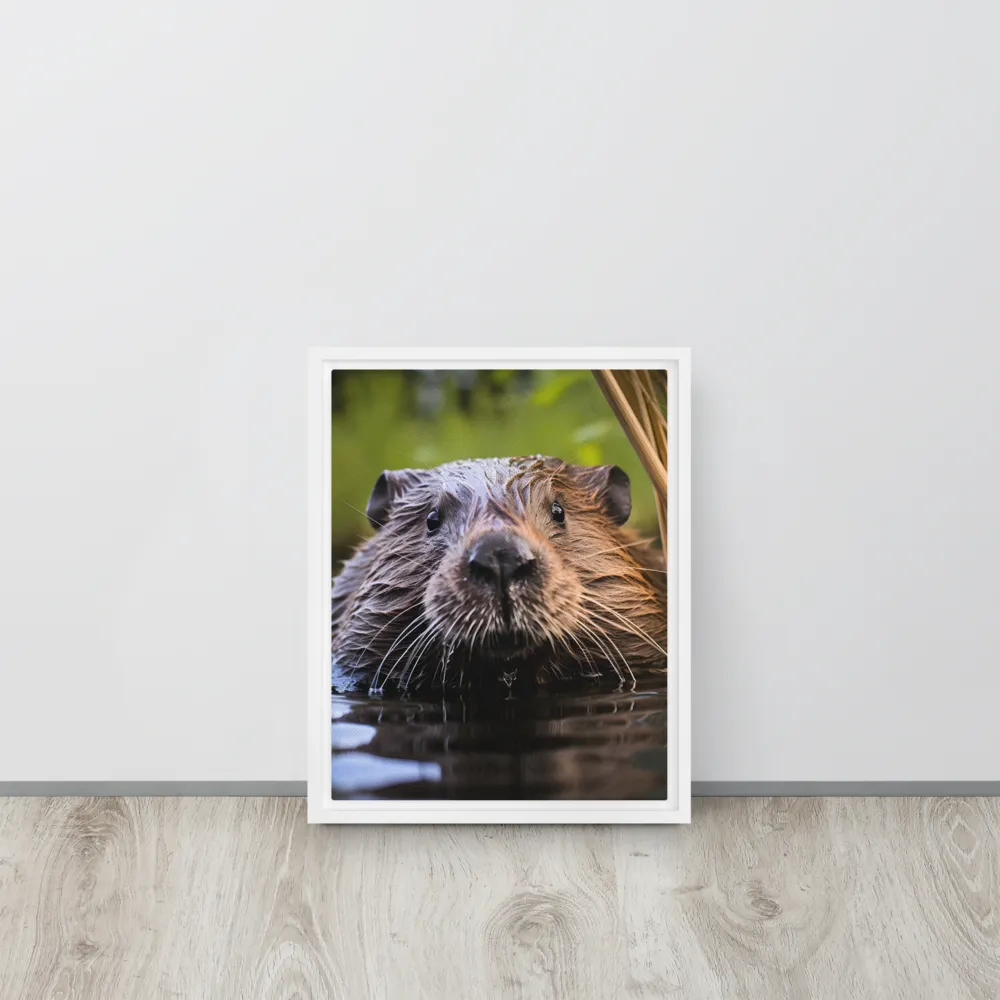 Emergence of the Beaver | Canvas with White Frame | 11″×14″