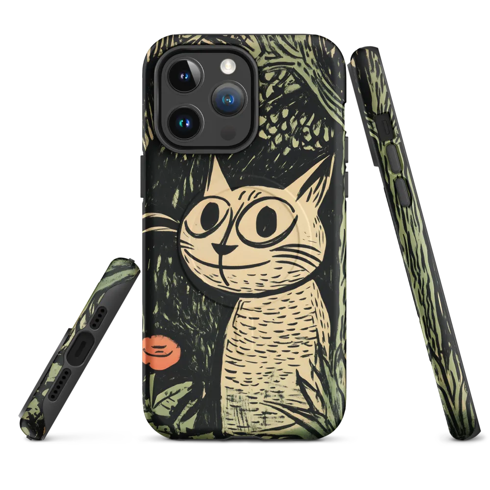 Whimsical Cat in the Forest