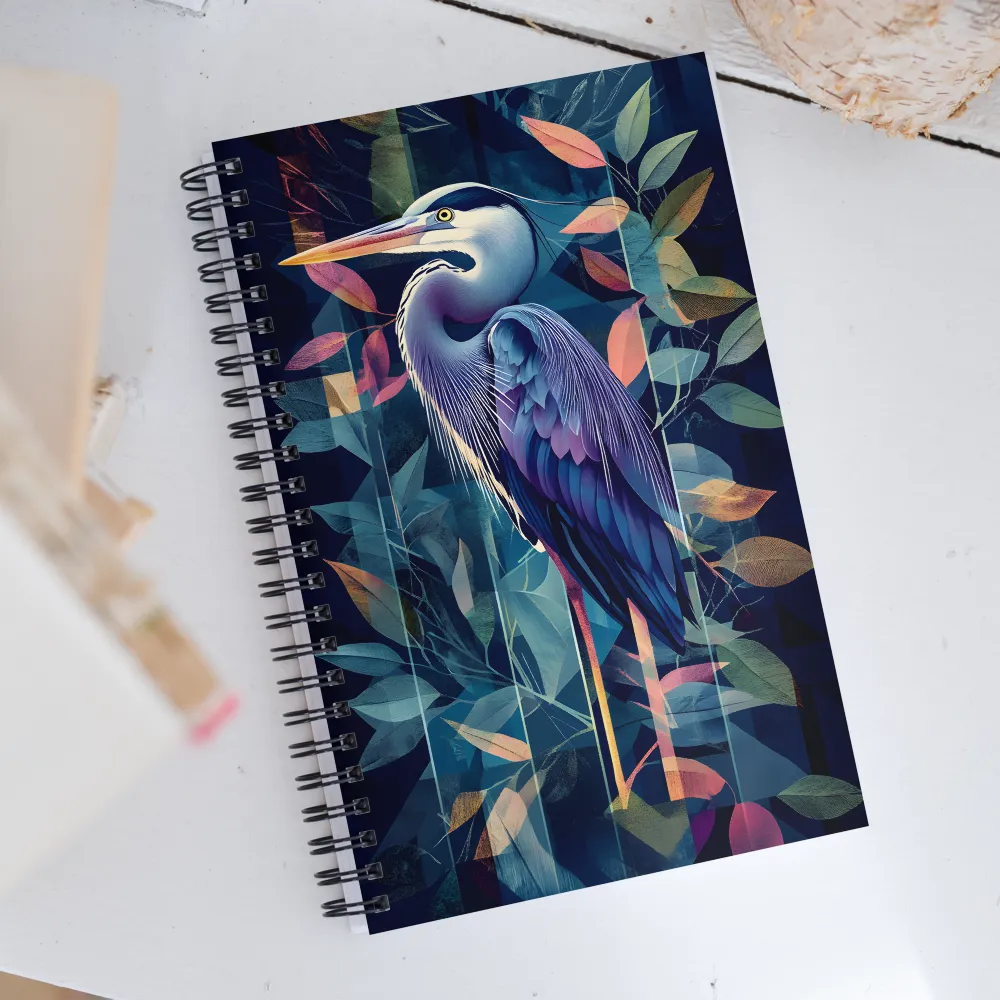 Elegance in Flight | Spiral Notebook