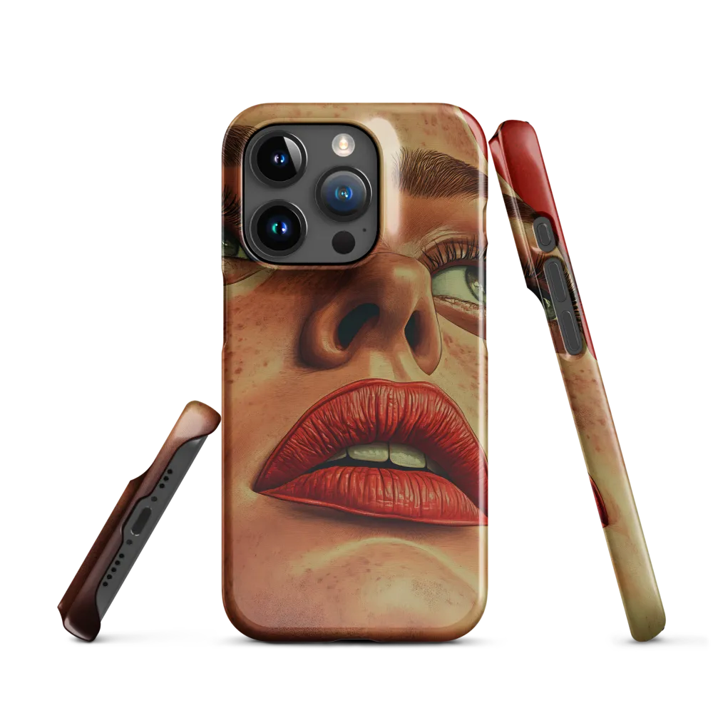 Red Intensity: A Portrait of Elegance