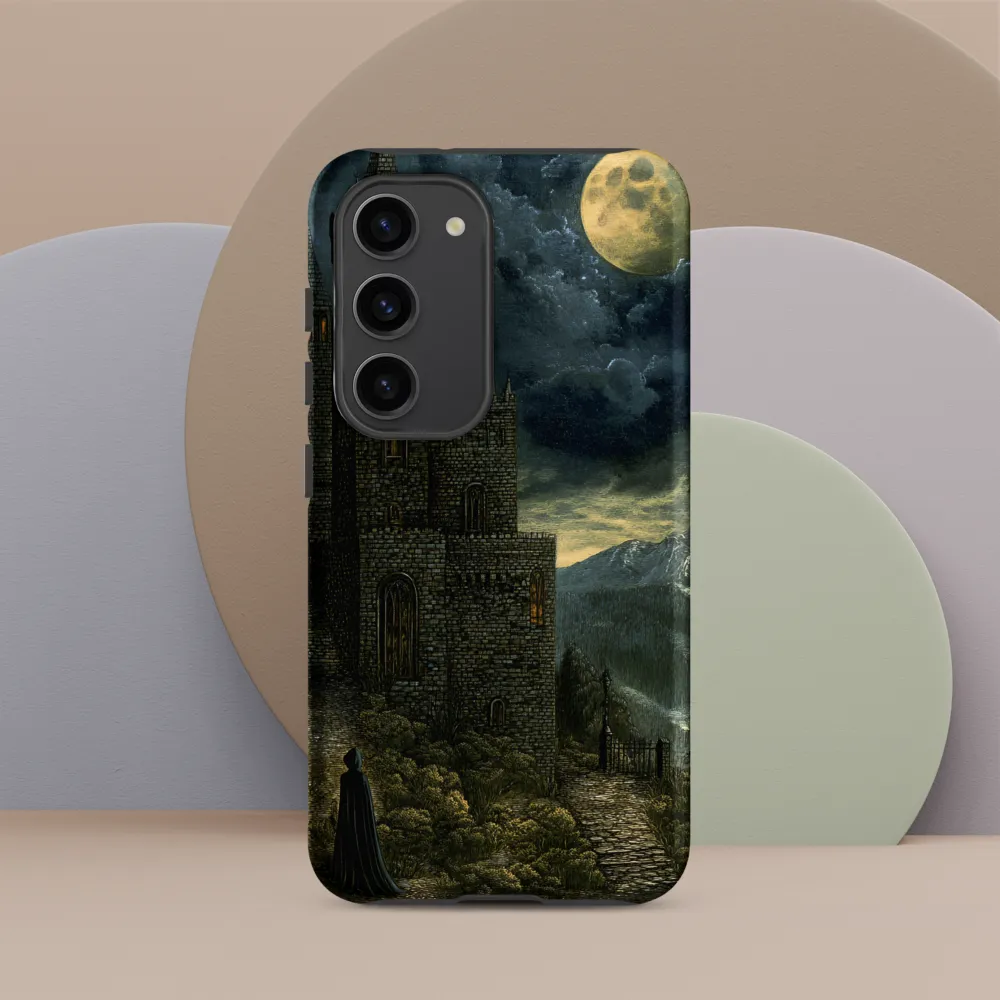 Whispers of the Moonlit Castle | Phone Case |  S23 | Tough Case | Matte