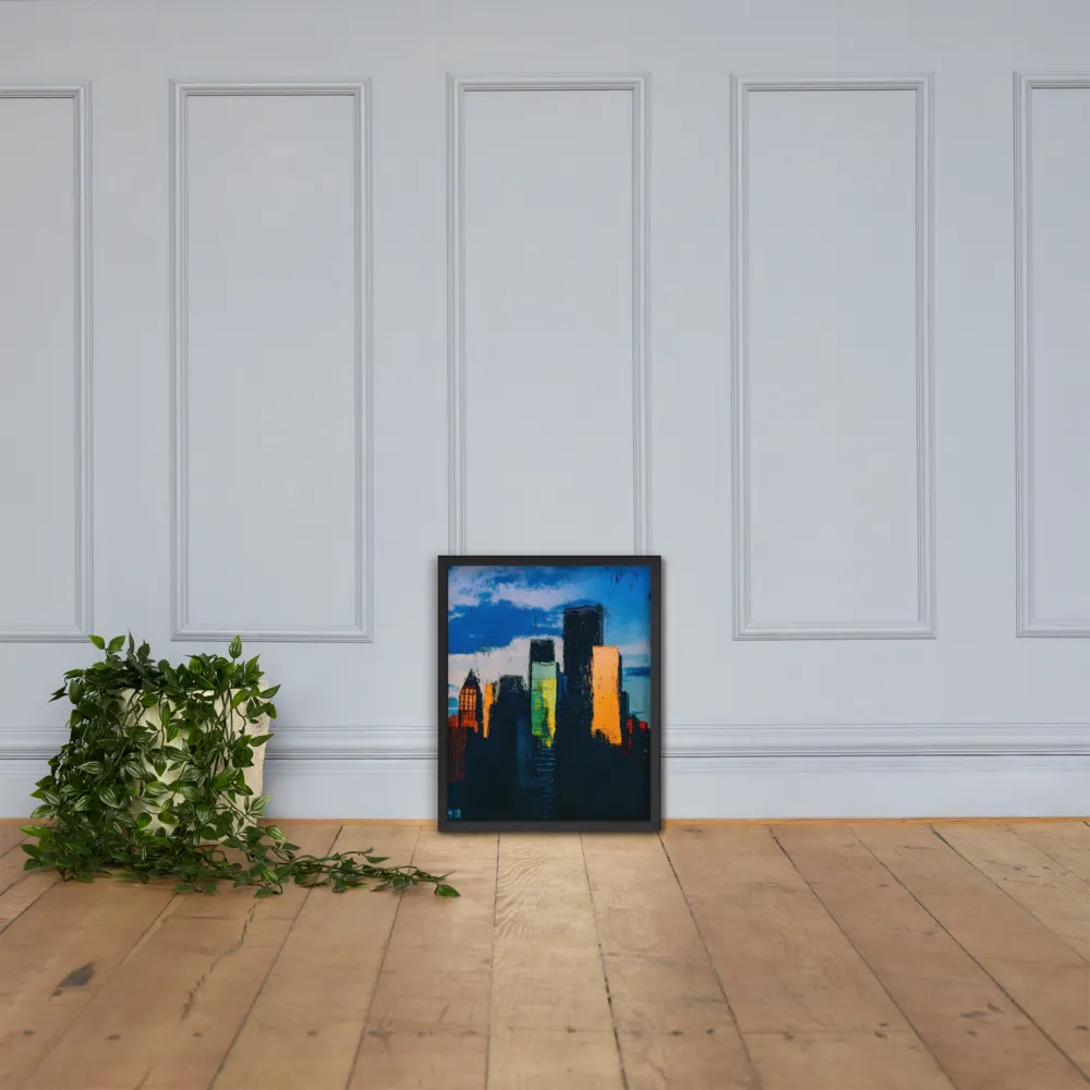 Reflections of Tranquility | Poster with Black Frame | 16″×20″