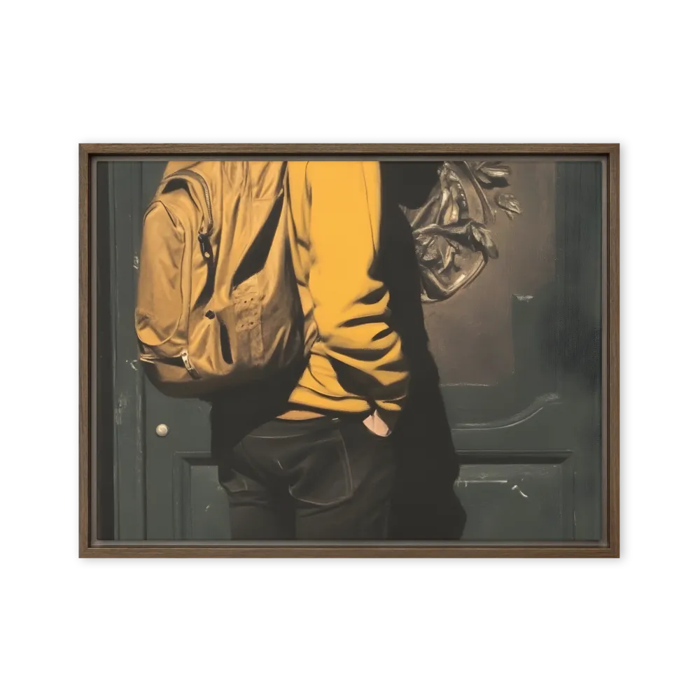 Silent Reflection | Canvas with Brown Frame | 18″×24″