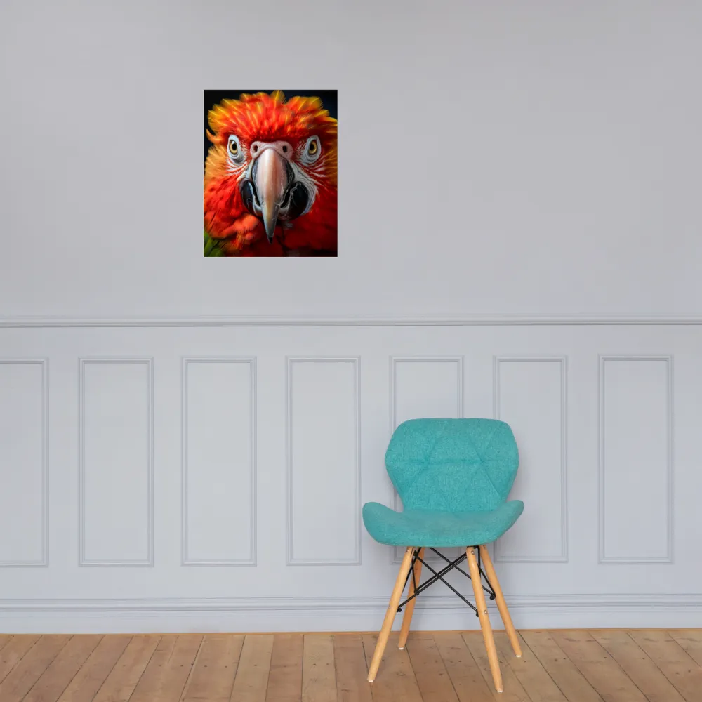 The Fiery Gaze of the Parrot | Poster | 16″×20″