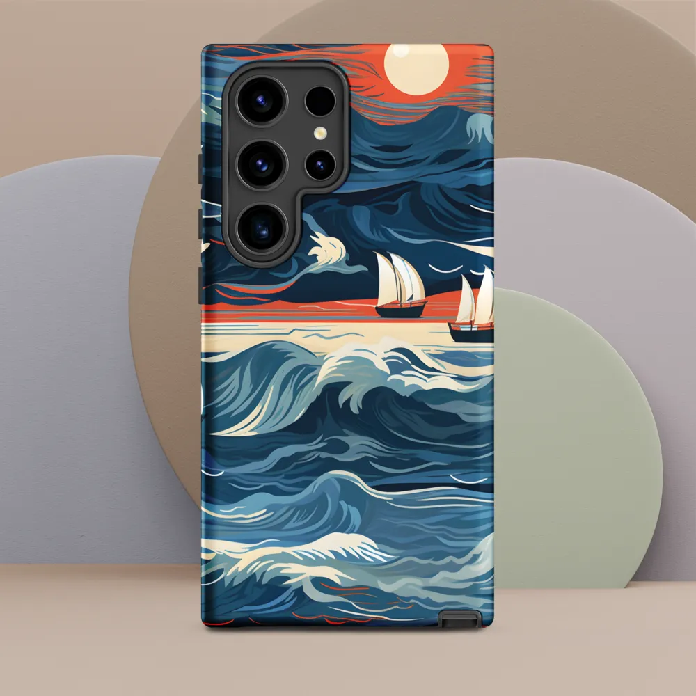 Ocean Whispers: A Voyage at Dusk