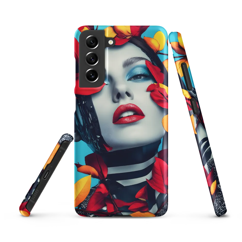 Futuristic Fusion: Nature Meets Technology | Phone Case |  S21 FE | Snap Case | Matte