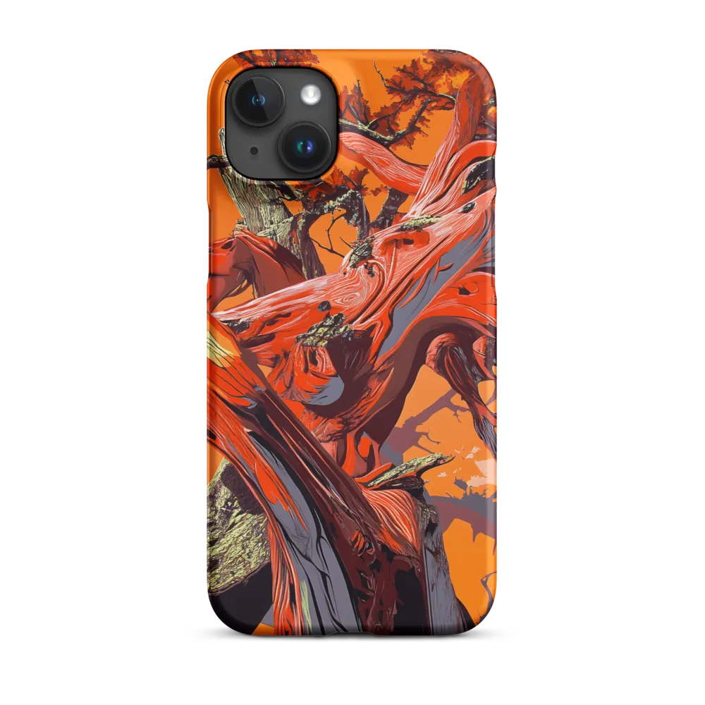 Life in Motion: An Abstract Tree | Phone Case |  15 Plus | Snap Case | Matte