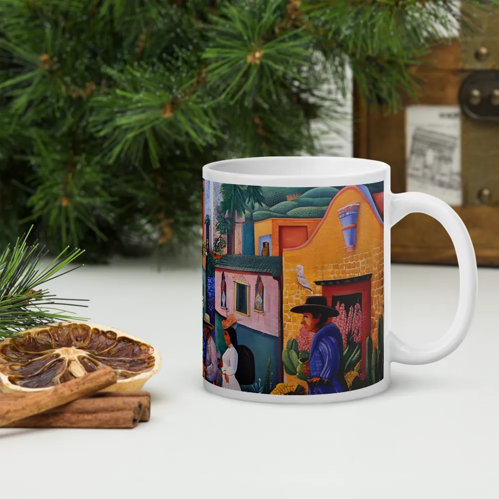 A Mosaic Journey Through Colorful Landscapes | Mugs | Multiple Sizes & Colors