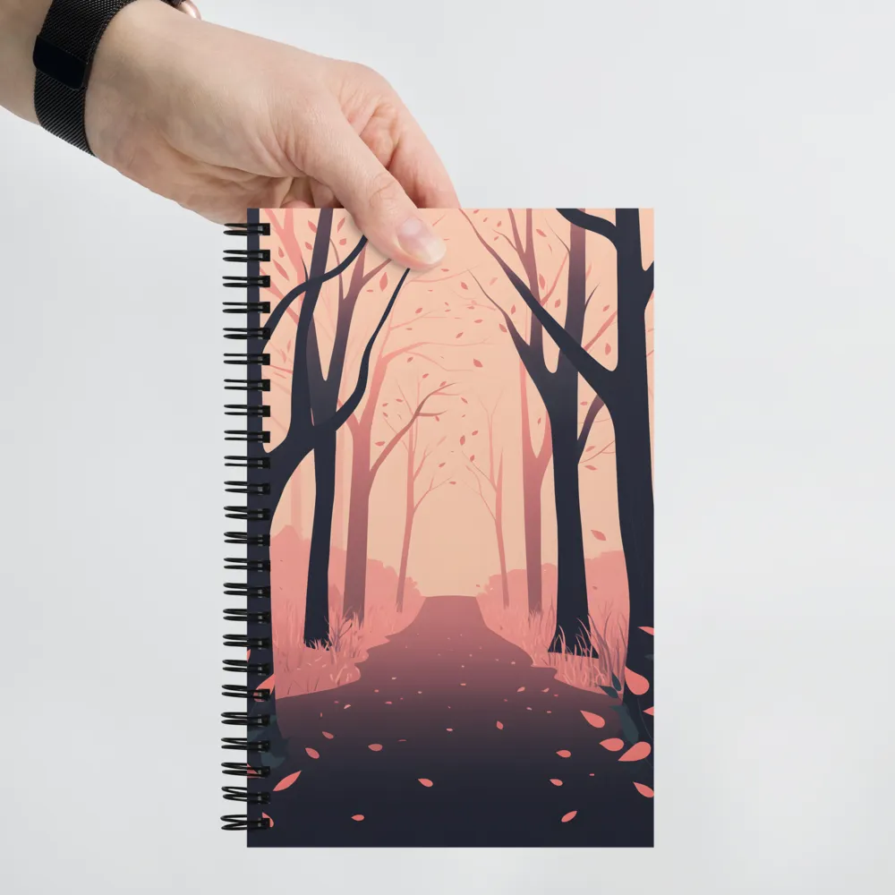 Whispers of a Serene Forest | Spiral Notebook