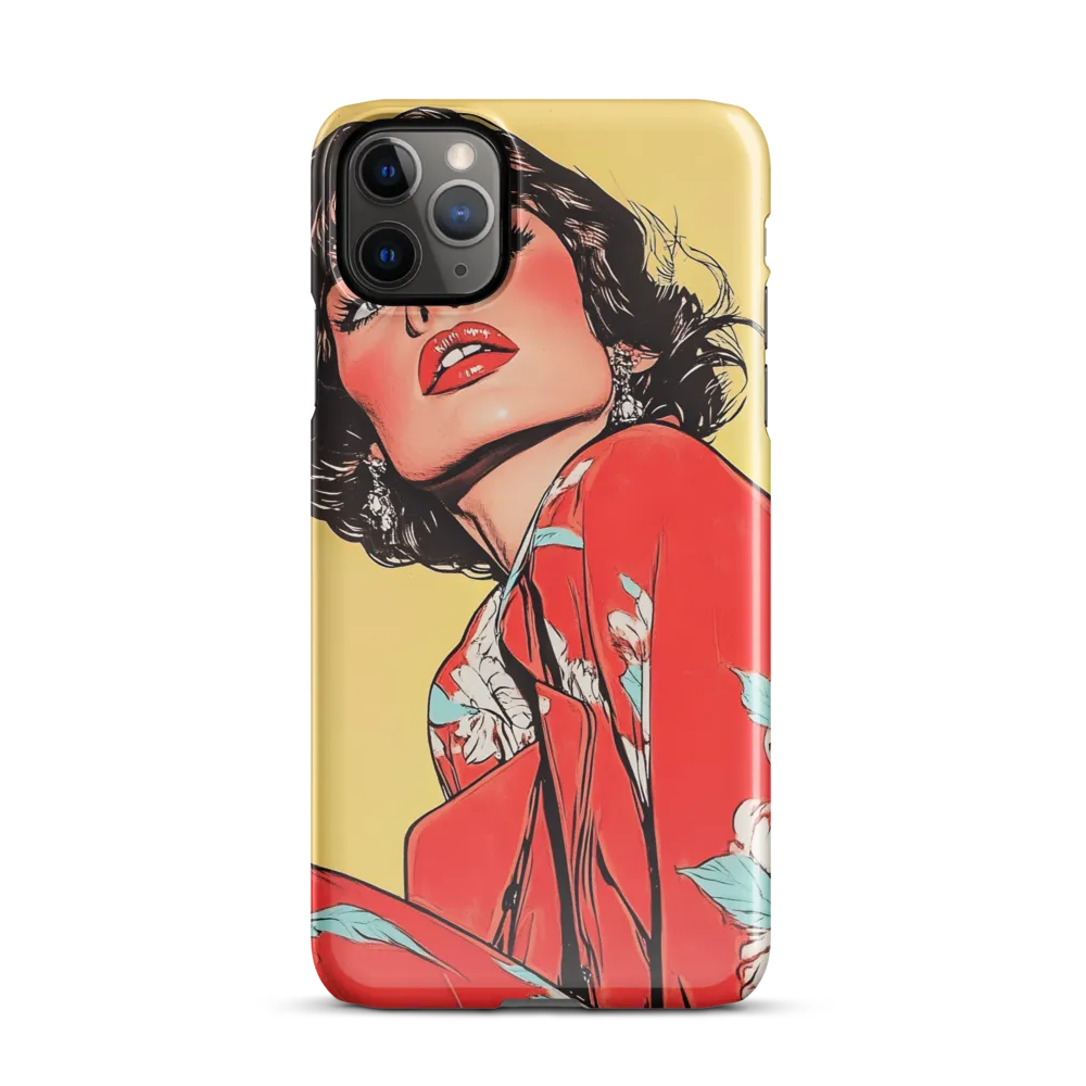 Striking Elegance in Pop Art | Phone Case |  11 Pro Max | Snap Case | Glossy